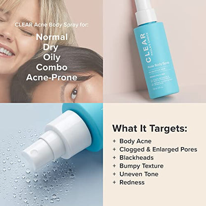 Paula's Choice CLEAR Back & Body Exfoliating Acne Spray, 2% BHA (Salicylic Acid)