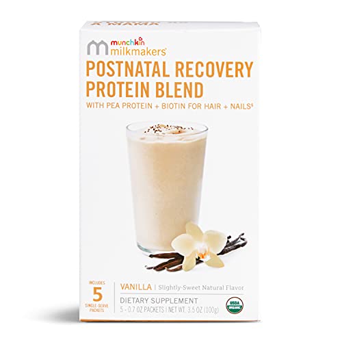 Munchkin Milkmakers Postnatal Recovery Protein Powder with Pea Protein, Lactation 
