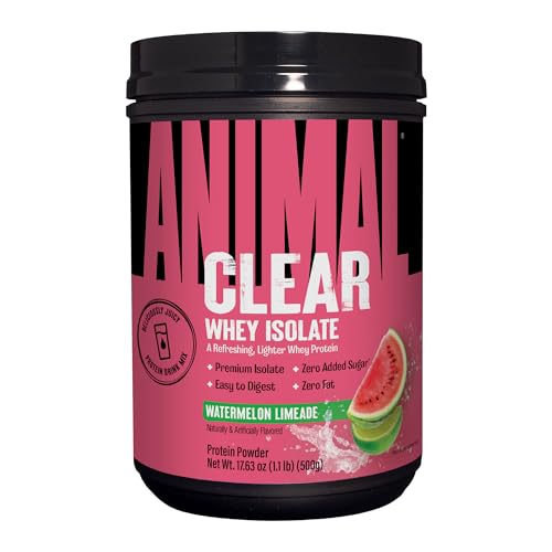 Clear Whey Isolate Protein Powder - Easy to Digest and Mix, 5g BCAA, Deliciously Juicy