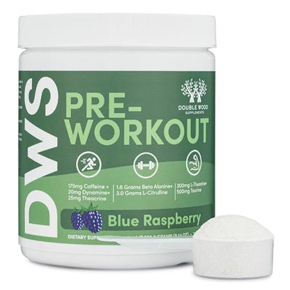 Pre Workout Powder for Men & Women (30 Servings of Caffeine, Beta Alanine, L-Citrulline