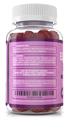Premium Elderberry Gummies - Sambucus Elderberry Gummies for Adults - Black Elderber