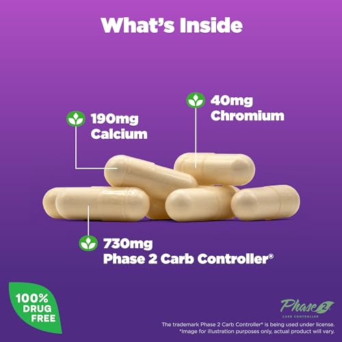 Natrol Carb Intercept with Phase 2 Starch Neutralizer, 60 Capsules