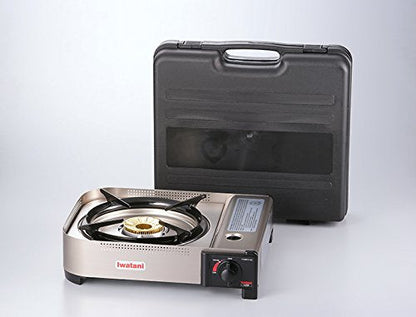 Iwatani 35FW Single-Burner Butane Portable Cooktop Indoor & Outdoor Cooking Stove