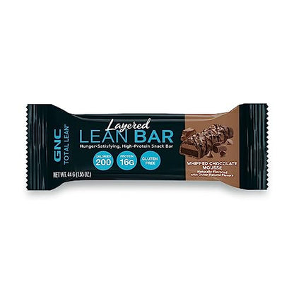 GNC Total Lean Layered Lean Bar|Hunger Satisfying - High Protein Snack Bar