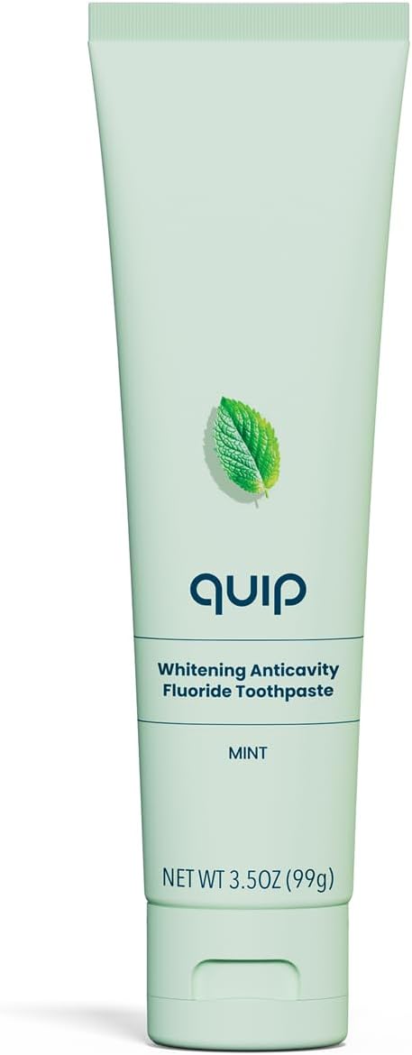 quip Daily Strengthening Anticavity Toothpaste, Mint 3.5oz, 3 Pack