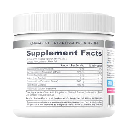 Hi-Lyte Keto K1000 Electrolyte Powder | Raspberry Lemon | Hydration Supplement Drink
