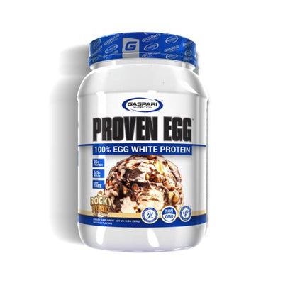 Gaspari Nutrition Proven Egg, 100% Egg White Protein, 25g Protein, Keto Friendly, Dairy