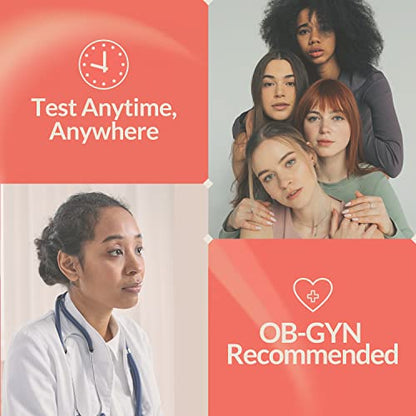 Vaginal PH Test Kit with Sterile Swabs and eBook - Vaginal PH Balance and Yeast Infection Test