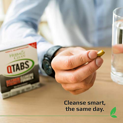 Herbal Clean - QTabs Same-Day Detox, Portable and Discreet, 10 Tablets