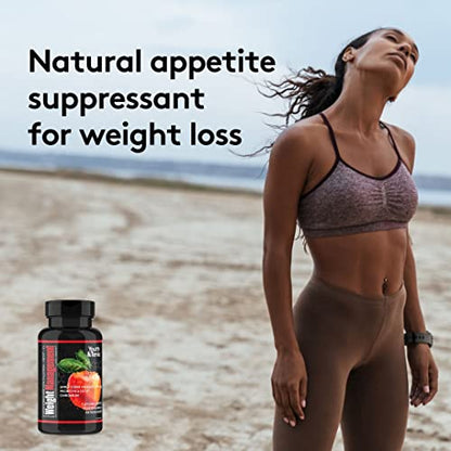 Youth & Tonic Natural Appetite Suppressant for Weight Loss / 1000 mg Apple Cider