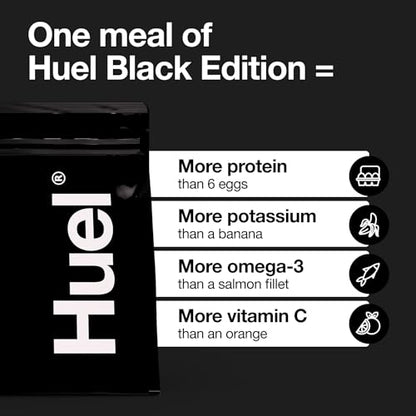 Huel Black Edition | Strawberry Shortcake 40g Vegan Protein Powder | Nutritionally
