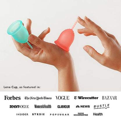 Lena Cup Reusable Menstrual Cup | Purple, Large | Experienced and Advanced Cup Users