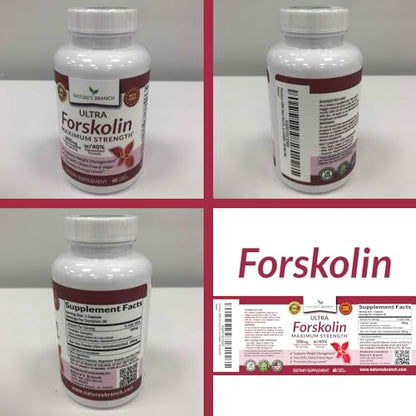 Premium 100% Ultra Pure Forskolin for Weight Loss Max Strength w/ 40% Standardized