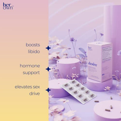 her own Passsion, Supports Libido Boost, Increases Arousal, Intimacy and Mood Support, Balances Hormones