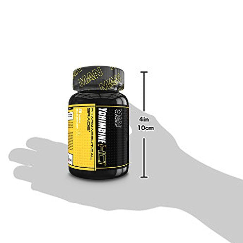 Man Sports Yohimbine HCI 3mg, Weight Loss Supplement, 60 Capsules