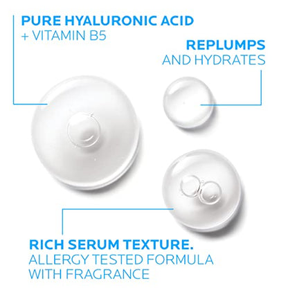 La Roche-Posay Hyalu B5 Pure Hyaluronic Acid Serum for Face, with Vitamin