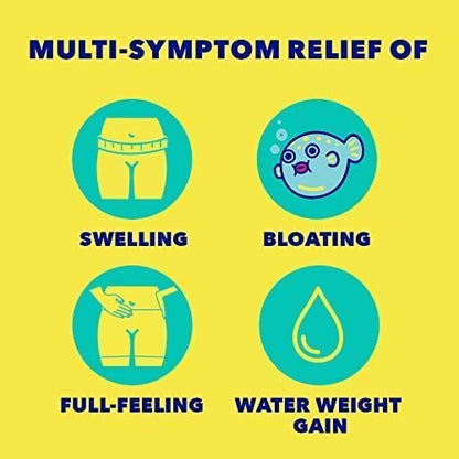 Midol Bloat Relief Caplets 60ct: Midol Bloat Relief Caplets with Pamabrom, Relieve Bloating