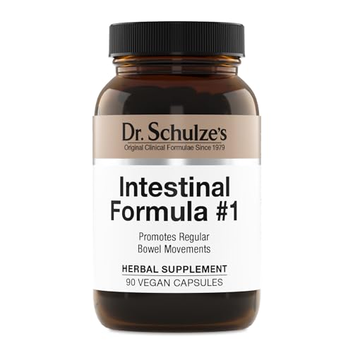 Dr. Schulze's Intestinal Formula #1 Colon Bowel Cleanse Laxative Capsules, 90 Count