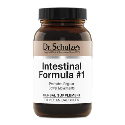 Dr. Schulze's Intestinal Formula #1 Colon Bowel Cleanse Laxative Capsules, 90 Count