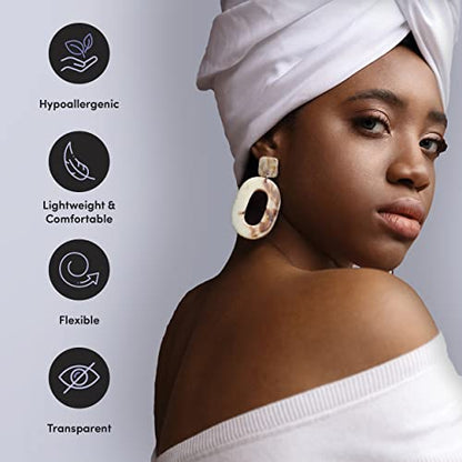Lobe Miracle- Clear Earring Support Patches - Earring Backs For Droopy Ears - Ear Care