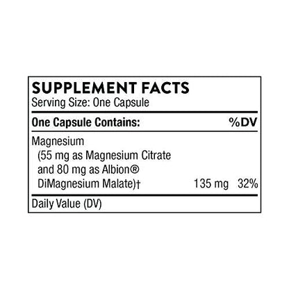 THORNE Magnesium CitraMate - Magnesium Supplement with Citrate-Malate - Support
