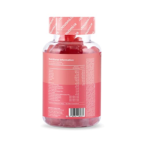 Novomins Meno-Balance Gummies – Menopause Support – Perimenopause and Post Menopause