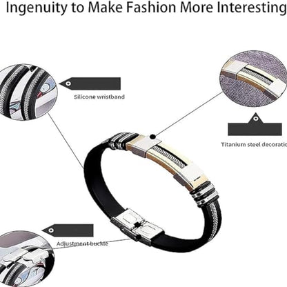 3pcs Oveallgo Titanium Wristband Pro, Sugarfirm Titanium Wristband, New Version Oveallgo