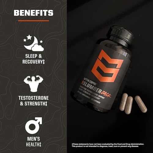 MTN OPS Ox & Slumber Jack Testosterone Support Bundle for Men – Daytime Testosterone Booster + Nighttime Recovery & Sleep Support Supplement