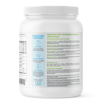 Vegansmart Naturade Plant Based Vegan Protein Powder - All-in-One Nutritional Shake