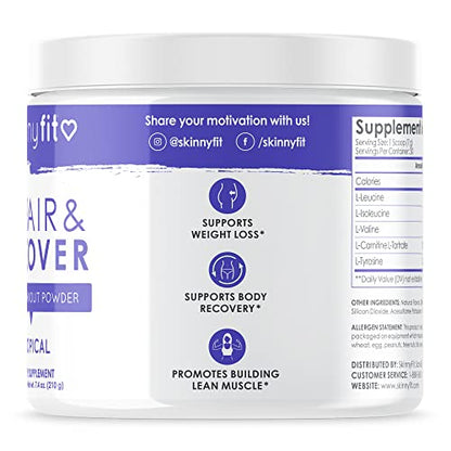 SkinnyFit Repair & Recover 30 Servings: BCAA Powder for Women, Branched Chain Amino