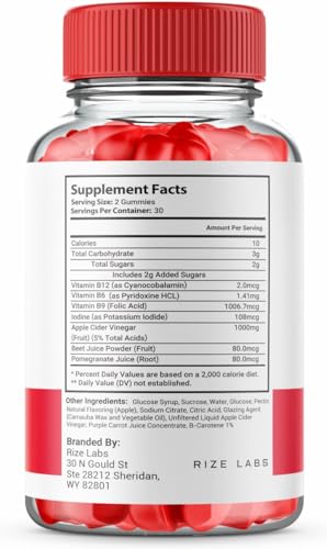 rize labs Keto Bites - Keto Bites Gummies Advanced Weight Loss - Keto Bites ACV Gummies