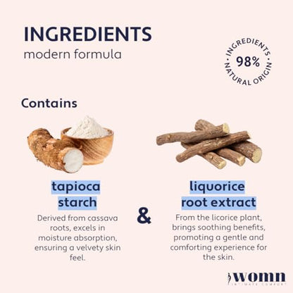 womn Intimate Comfort DRY & FRESH LIQUID POWDER – talc-free liquid body powder against moisture