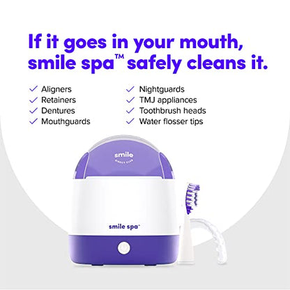 SmileDirectClub Smile Spa Ultrasonic and UV Cleaning Machine for Alingers, Retainers