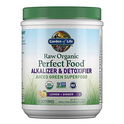 Garden of Life Raw Organic Perfect Food Alkalizer & Detoxifier Juiced Greens Superfood 
