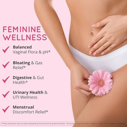 Vaginal Probiotics for Women & Organic Maca Root Capsules