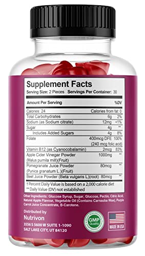 Lomilan Great Results Keto Gummies, Great Results Keto ACV Gummies, 180 Count