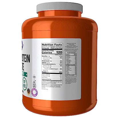 NOW Sports Nutrition, Whey Protein Isolate, 25 g With BCAAs, Creamy Vanilla Powder