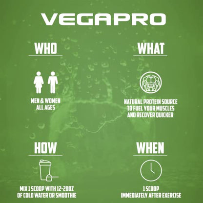 VegaPro Vegan Protein | #1 Rated Plant Based Protein Powder & Super Fruits w/ 20g Protein