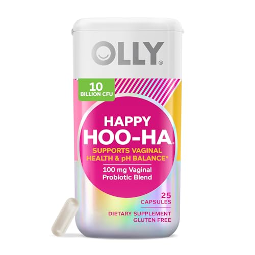 OLLY Happy Hoo-Ha Capsules, Probiotic for Women, Vaginal Health and pH