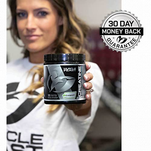 Muscle Feast Creapure Creatine Monohydrate Powder, Vegan Keto Friendly Gluten-Free