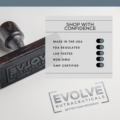 Evolve Nutraceuticals HGH Booster (150 Count) Anti-Aging, Increase Stamina and Energy
