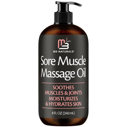 Anti Cellulite Massage Oil for Massage Therapy with Collagen (8 Fl Oz)