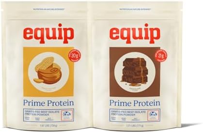 Equip Foods Prime Protein Powder Peanut Butter & Prime Protein Powder Chocolate