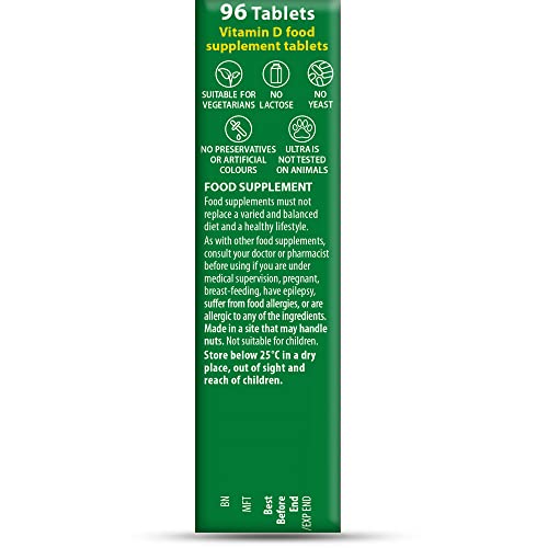 Vitabiotics Ultra Vitamin D Tablets 2000IU Extra Strength - 96 Count ( Pack of 1)