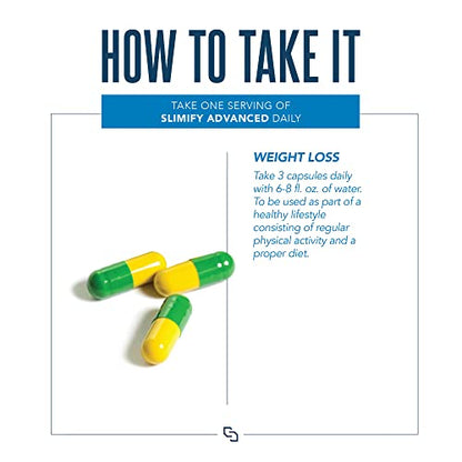 Siren Labs Slimify Advanced Fat Burner for Weight Loss - Garcinia Cambogia, African Mango