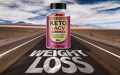 Lomilan Great Results Keto Gummies, Great Results Keto ACV Gummies, 180 Count