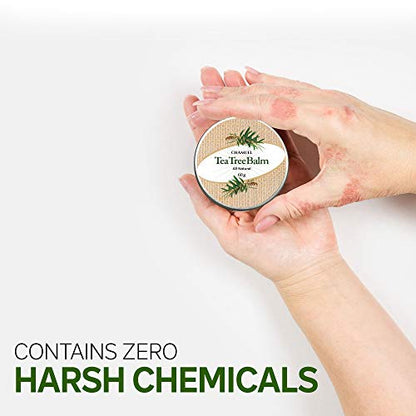 TEA TREE OIL BALM -100% All Natural | Great Cream for Soothing Irritations like Eczema