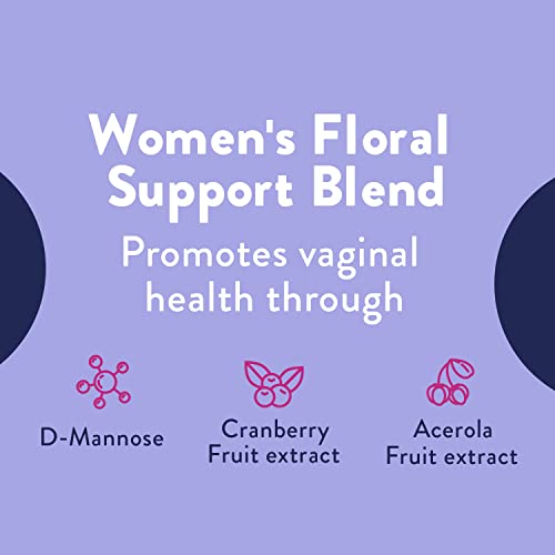 Probiotics for Women | Easy to Swallow Tiny Capsule | with Prebiotics, 60 Billion CFUs