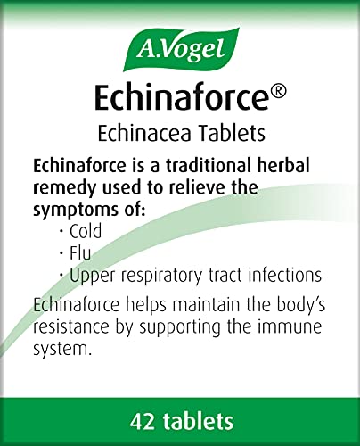 A.Vogel Echinaforce Echinacea Tablets | Relieves Cold & Flu Symptoms by Strengthening