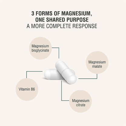 Adaptoheal Magnesium Glycinate, Malate & Citrate (90 Capsules)